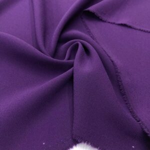 Double Krep Kumaş Açık Mor