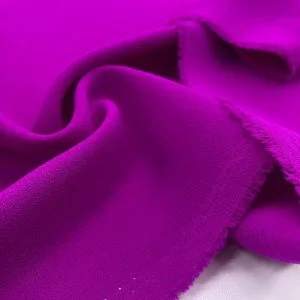 Double Krep Kumaş Fuşya