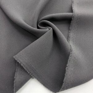 Double Krep Kumaş Gri