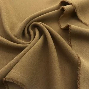 Double Krep Kumaş Hardal