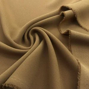 Double Krep Kumaş Hardal