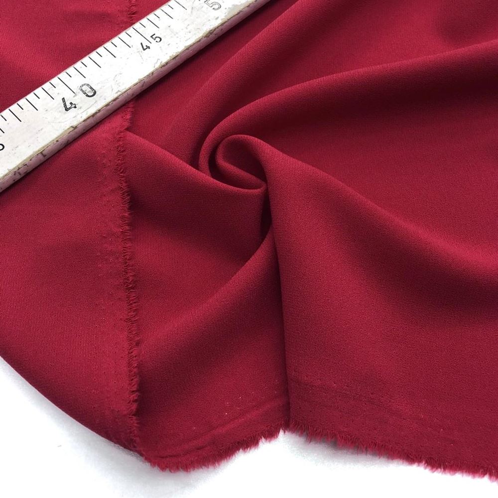 Double Krep Kumaş Kırmızı Double Krep Kumaş Kırmızı