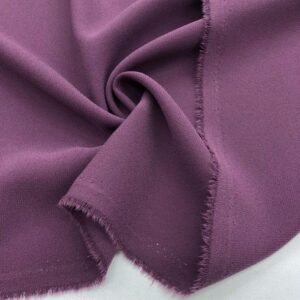 Double Krep Kumaş Koyu Gül Kurusu