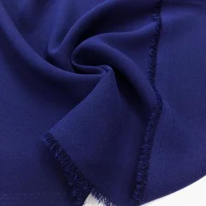 Double Krep Kumaş Koyu Saks