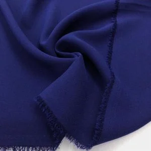 Double Krep Kumaş Koyu Saks