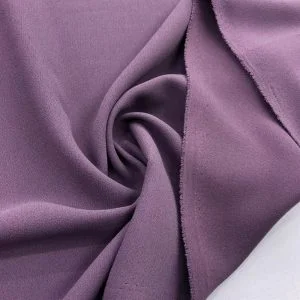 Double Krep Kumaş Lavanta Rengi