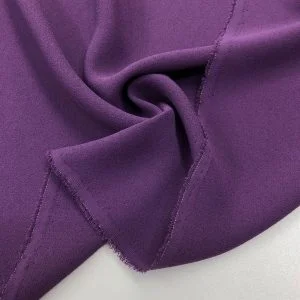 Double Krep Kumaş Menekşe Rengi