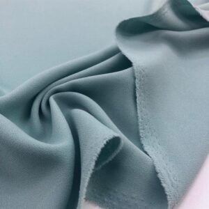 Double Krep Kumaş Su Yeşili