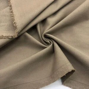 Trençkot Kalın Kanvas Kumaş Koyu Vizon