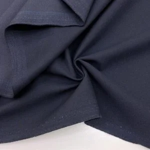 Trençkot Kalın Kanvas Kumaş Lacivert