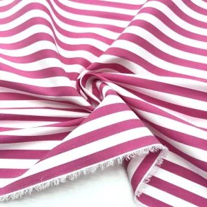 Çizgili Poplin Kumaş