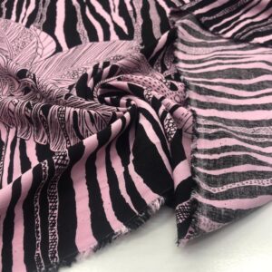 Desenli Viskon Kumaş