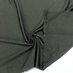 İnce Çelik Penye Kumaş Haki Yeşili