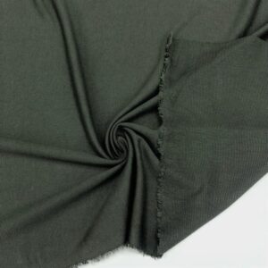 İnce Çelik Penye Kumaş Haki Yeşili
