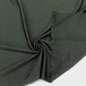 İnce Çelik Penye Kumaş Haki Yeşili