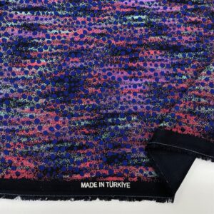 Desenli Belmando Viskon Kumaş