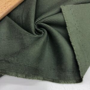 Fitilli Kadife Kumaş Haki