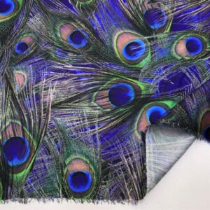 İpek Desenli Saten Kumaş