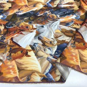 İpek Desenli Saten Kumaş