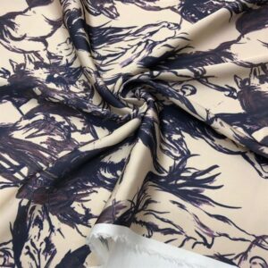 İpek Desenli Saten Kumaş