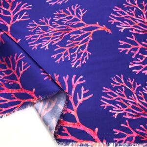 İpek Desenli Saten Kumaş