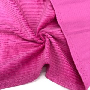 Kadife Fitilli Kumaş Pembe