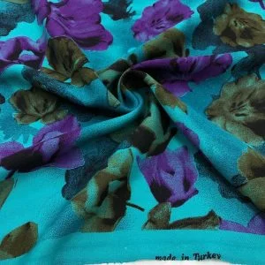 Desenli Belmando Viskon Kumaş