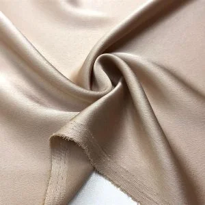 İnce İtalyan Saten Kumaş Açık Gold