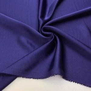 İnce İtalyan Saten Kumaş Lacivert