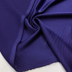 İnce İtalyan Saten Kumaş Lacivert