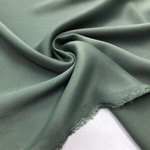 İpek Krep Kumaş Yeşil