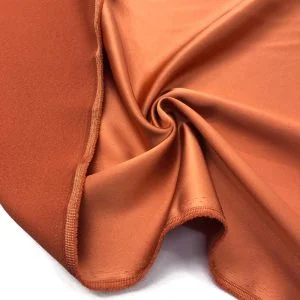 Asetat Saten Kumaş Pastel Turuncu