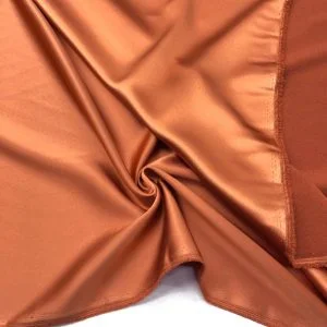 Asetat Saten Kumaş Pastel Turuncu