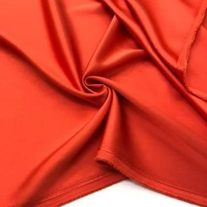 Asetat Saten Kumaş Turuncu