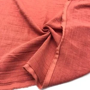 Çift Kat Müslin Kumaş Nar Çiçeği