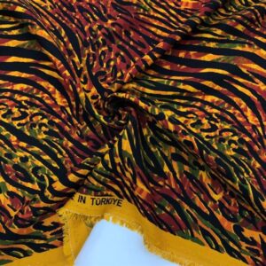 Desenli Belmando Viskon Kumaş