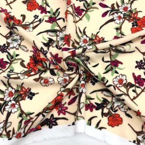 Desenli Viskon Kumaş