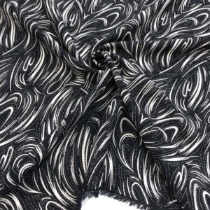 Desenli Viskon Kumaş