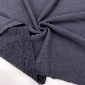 Üç İplik Penye Kumaş Koyu Gri