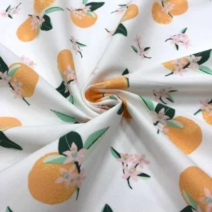 Desenli Poplin Kumaş Desenli Poplin Kumaş