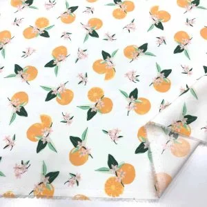 Desenli Poplin Kumaş