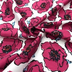 Desenli Poplin Kumaş Desenli Poplin Kumaş