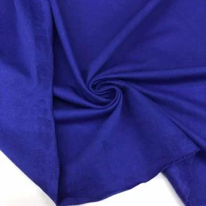 Pamuk Penye Kumaş Saks Mavisi