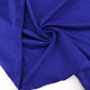 Pamuk Penye Kumaş Saks Mavisi