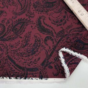 Desenli İnce Krep Kumaş