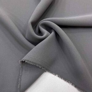Double Krep Kumaş Gri