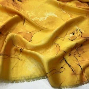 İpek Desenli Saten Kumaş