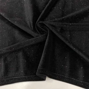 Simli İpek Kadife Kumaş