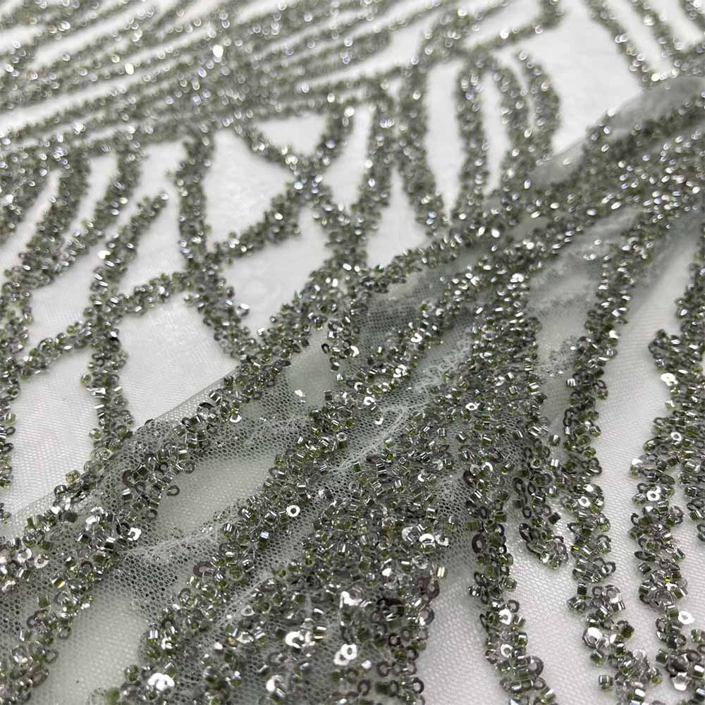 Taş İşlemeli Dantel Kumaş Taş İşlemeli Dantel Kumaş