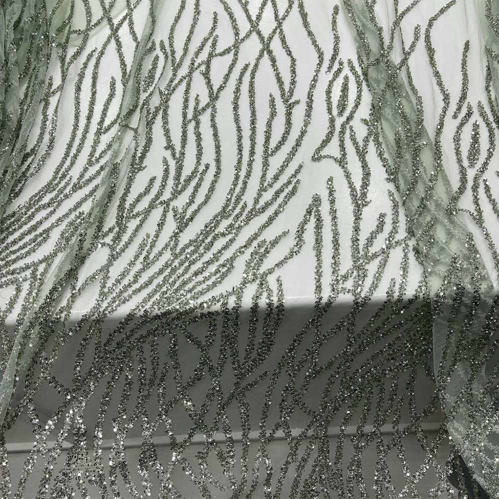 Taş İşlemeli Dantel Kumaş Taş İşlemeli Dantel Kumaş